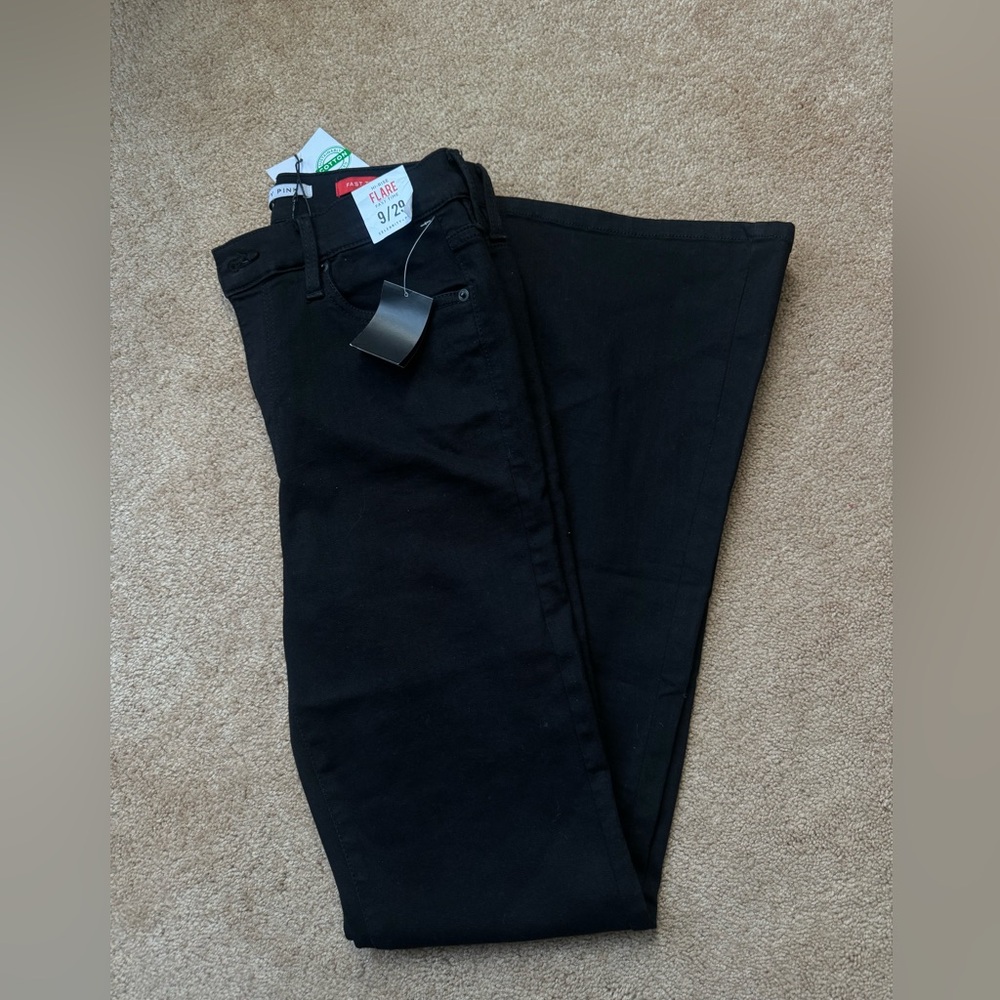 Leather Flare Pants NEVER WORN